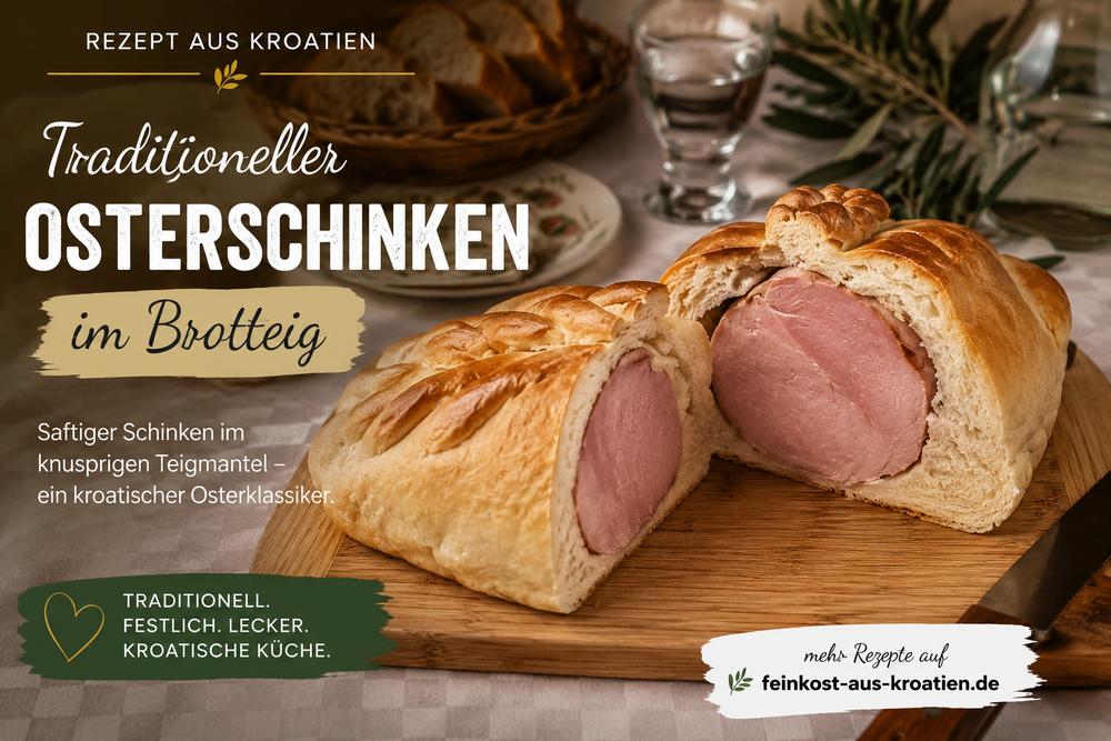 Osterschinken im Brotteig nach kroatischem Rezept