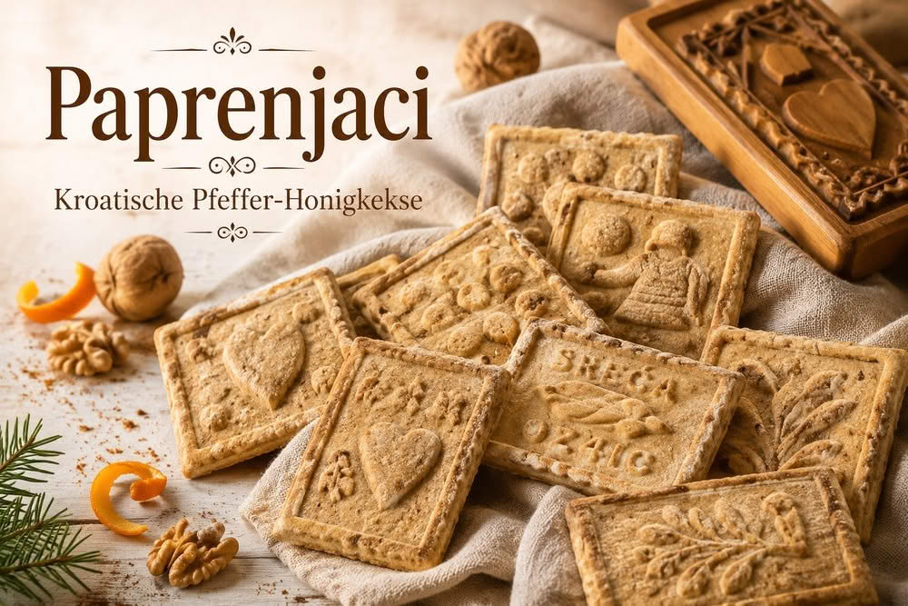 Paprenjaci Rezept – kroatische Pfeffer-Honigkekse aus Zagreb