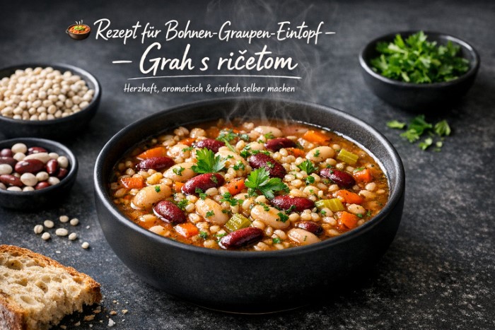 Bohnen Graupen Eintopf – Grah s ricetom