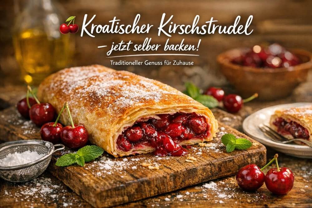 Backrezept Kroatischer Kirschstrudel