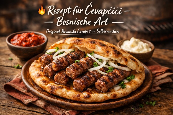 Rezept für Cevapcici Bosnische Art – Bosanski Cevapi