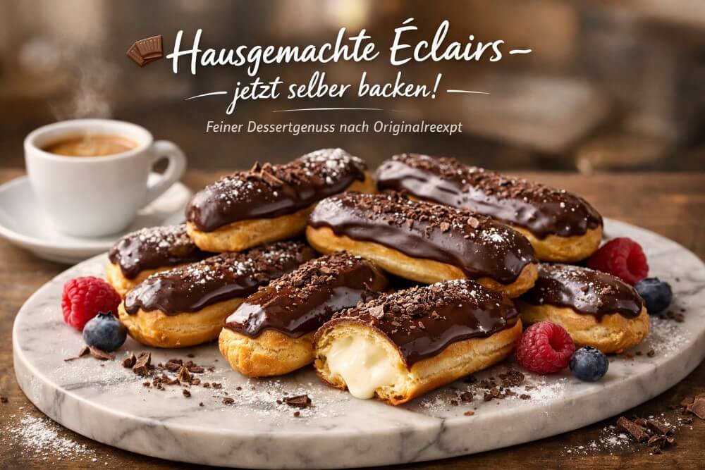 Rezept für Eclairs - Ekleri