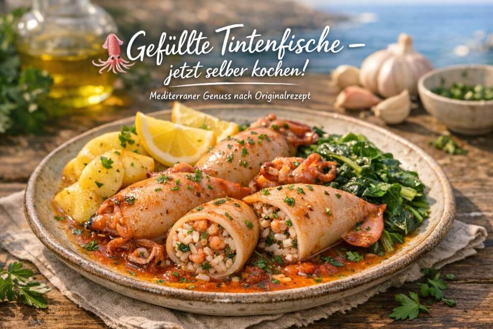 Rezept für gefüllte Tintenfische