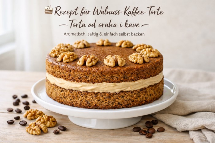 Walnuss-Kaffee-Torte – Torta od oraha i kave