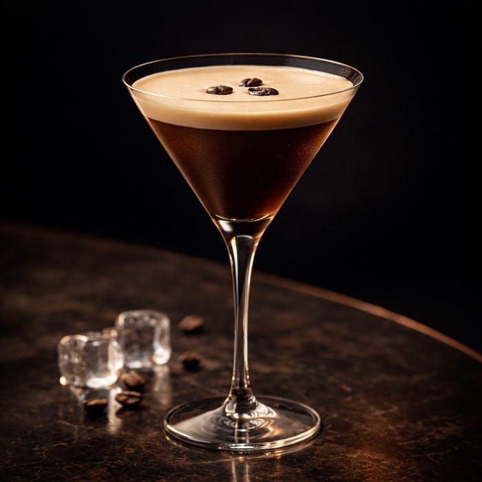 Espresso Martini mit Badel Kaffeelikör