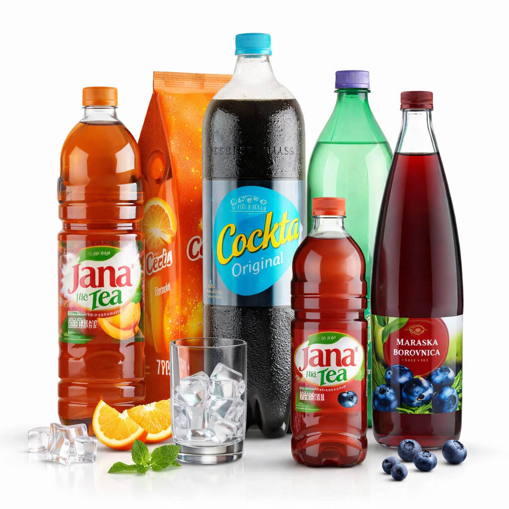 Alkoholfreie Getränke aus Kroatien und dem Balkan