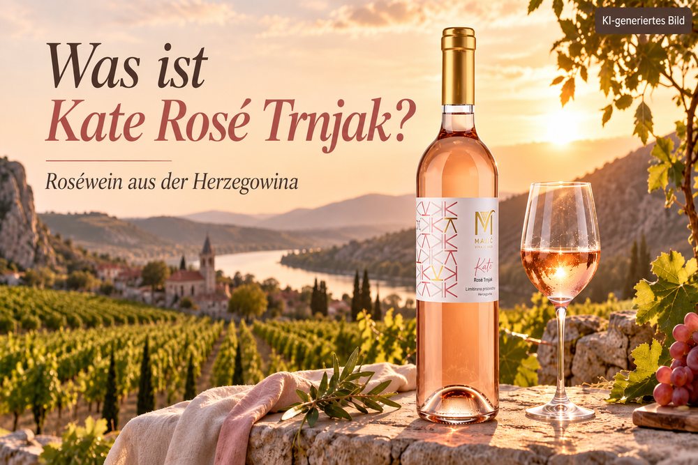 Kate Rosé Trnjak von Majić – Roséwein aus der Herzegowina Was ist Kate Rosé Trnjak? Roséwein von Majić aus der Herzegowina